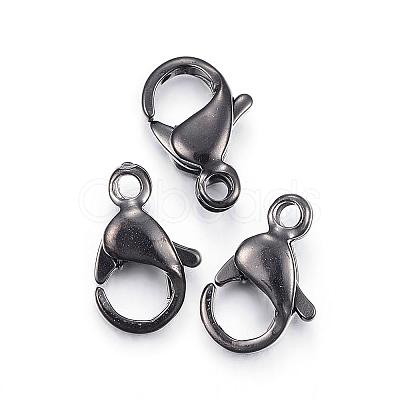 304 Stainless Steel Lobster Claw Clasps STAS-H353-A-02B-1