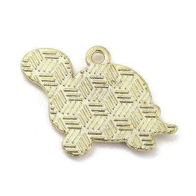Light Gold Plated Alloy Enamel Pendants ENAM-L041-05B-1