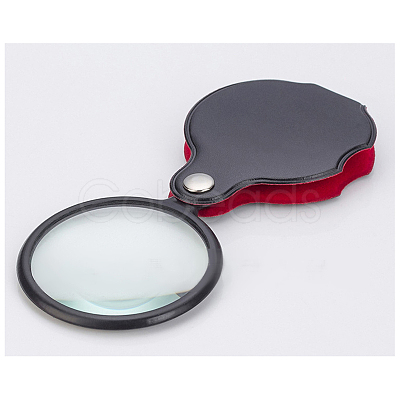 Mini Glass Lens Magnifier LS-AJEW-L073-13-1