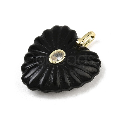 Natural & Synthetic Gemstone Carved Pendants G-C276-01G-M-1