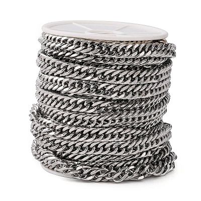 Tarnish Resistant 201 Stainless Steel Double Link Chains CHS-A003E-2.0mm-1