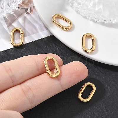 SHEGRACE Brass Spring Gate Rings XGRQ7M243-982G-1