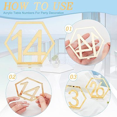 40Pcs Acrylic Display Holder Sets AJEW-NB0002-67-1