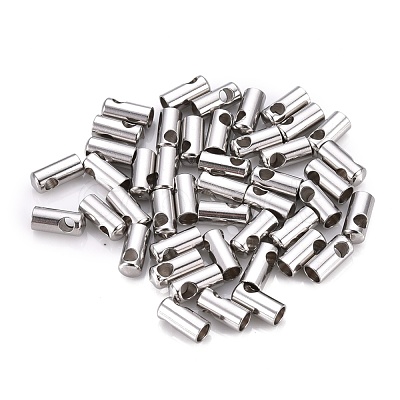 Tarnish Resistant 201 Stainless Steel Cord Ends STAS-F250-10P-M-1