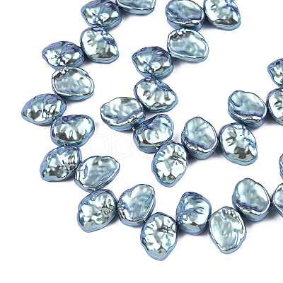 ABS Plastic Imitation Pearl Beads Strands KY-N015-16-A01-1