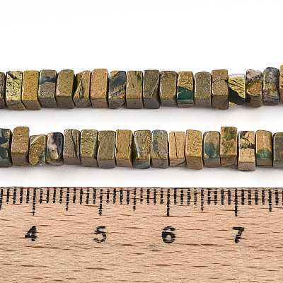 Natural Verdite Stone Beads Strands G-T140-51-1