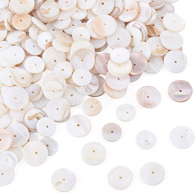 1 Strand 2 Styles Natural Freshwater Shell Beads Strands SHEL-TA0001-43-1