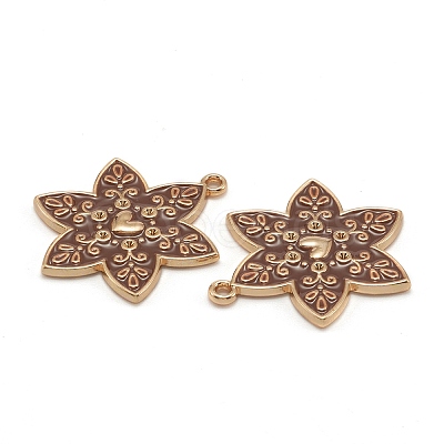 Alloy Enamel Pendants X-ENAM-E569-15-1