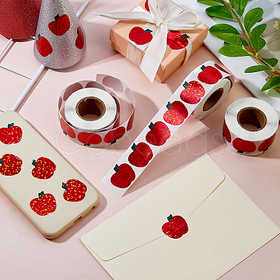 4Rolls Coated Paper Self-adhesive Stickers Roll STIC-FH0001-27A-1