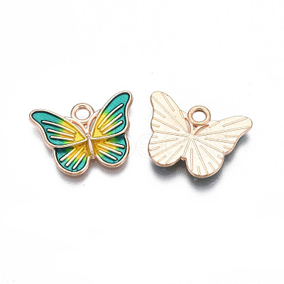 Alloy Enamel Pendants ENAM-S115-146B-1
