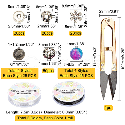 PandaHall Elite DIY Bracelet Making Kits DIY-PH0001-19-1