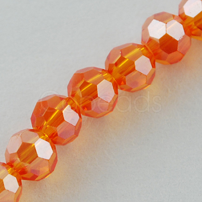 Electroplate Glass Bead Strands LS-EGLA-R015-4mm-28-1