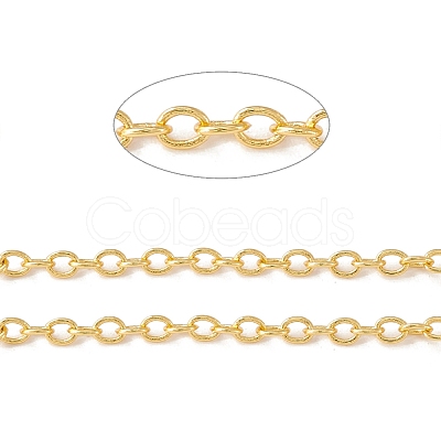 Brass Cable Chains CHC-O001-18G-1