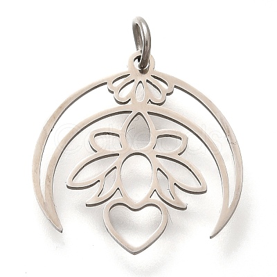 304 Stainless Steel Pendants STAS-Z119-12P-1