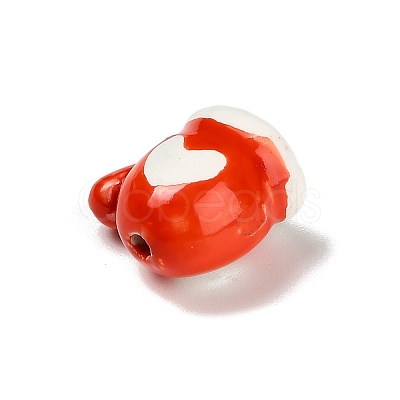 Christmas Handmade Porcelain Beads PORC-L081-01E-1