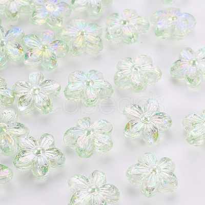 Transparent Acrylic Beads TACR-S154-45C-327-1