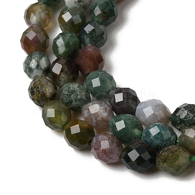 Natural Indian Agate Beads Strands G-K376-F18-01-1