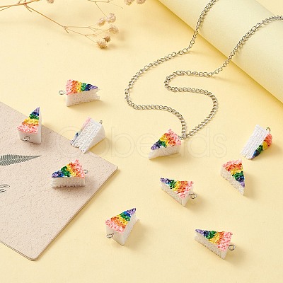 Opaque Resin Pendants RESI-CJ0002-39-1
