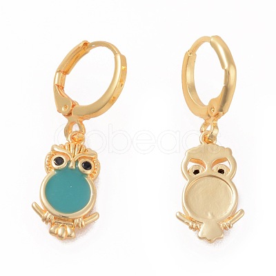 (Jewelry Parties Factory Sale)Brass Hoop Earrings EJEW-I230-02G-1