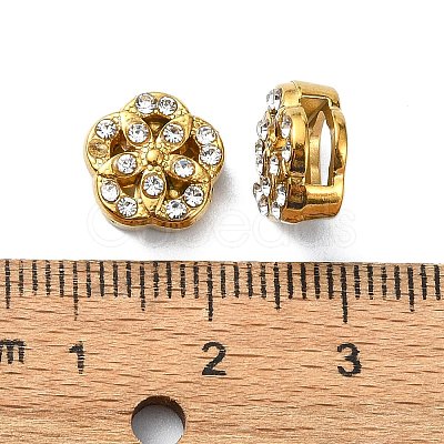 Ion Plating(IP) 304 Stainless Steel Slide Charms STAS-C089-06G-G-1