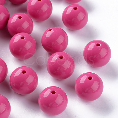 Opaque Acrylic Beads X-MACR-S370-C20mm-A13-1
