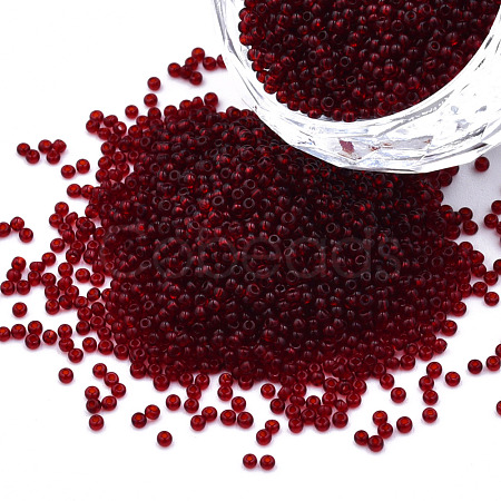 15/0 Transparent Czech Glass Seed Beads SEED-N004-004-28-1