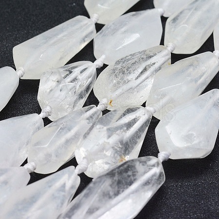 Natural Quartz Crystal Beads Strands G-F531-K05-1