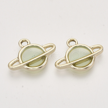 Epoxy Resin Pendants RESI-S386-002B-1