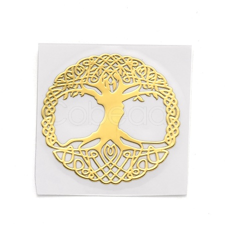 Self Adhesive Brass Stickers DIY-I044-23G-1