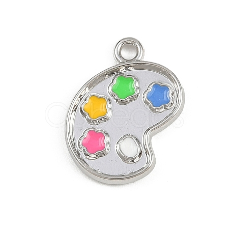 Alloy Enamel Pendants FIND-I052-02P-01-1