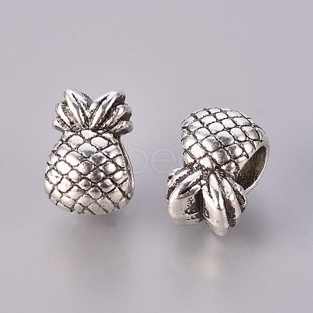 Tibetan Style Alloy European Beads LF8249Y-NF-1