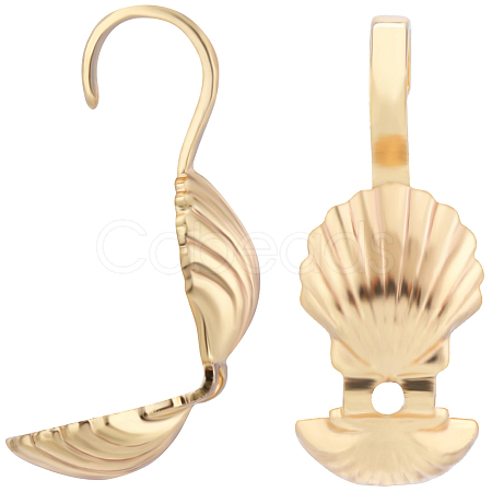 40Pcs Brass Bead Tips KK-BBC0010-54-1