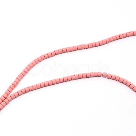 Non-magnetic Synthetic Hematite Beads Strands G-WH0018-01M-1