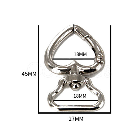 Zinc Swivel Clasps PW-WG33500-09-1
