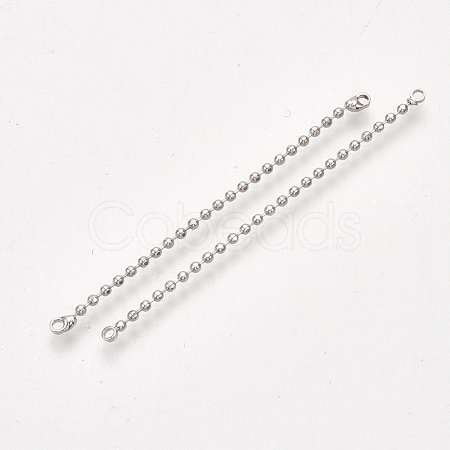 Brass Ball Chain Links Connectors KK-T032-176P-1