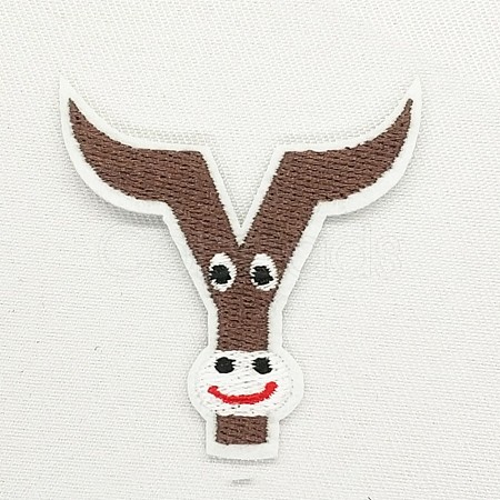 Computerized Embroidery Cloth Iron on/Sew on Patches DIY-K012-01-Y-1