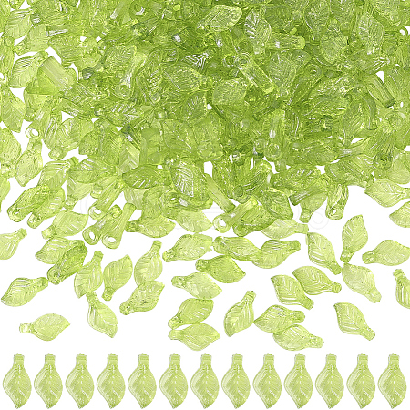 500Pcs Transparent Acrylic Charms TACR-SP0001-36B-1