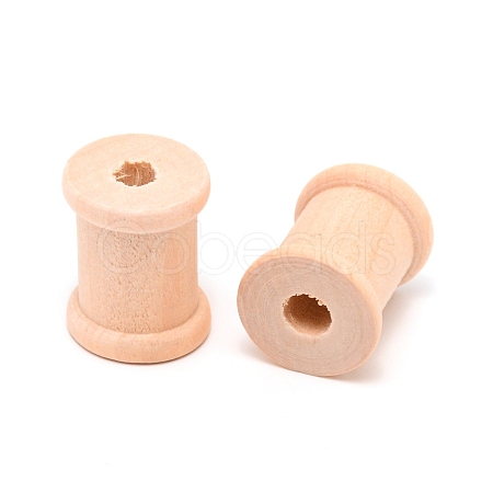 Schima Wood Sewing Embroidery Thread Spool ODIS-WH0030-01A-1