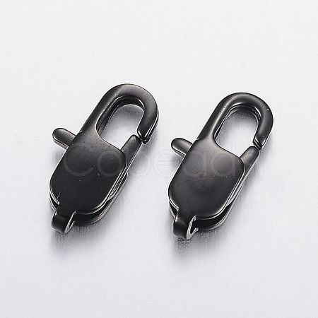 304 Stainless Steel Lobster Claw Clasps Ion Plating(IP) STAS-F148-11x5.5-08B-1