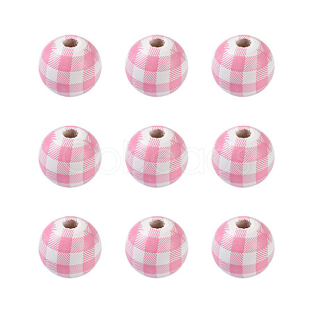 Natural Wooden Beads WOOD-TAC0010-05D-1