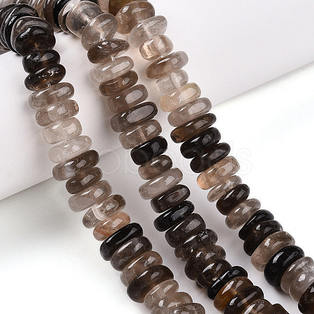 Natural Smoky Quartz Beads Strands G-T141-27-1