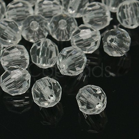 Transparent Acrylic Beads X-DB8mmC01-1