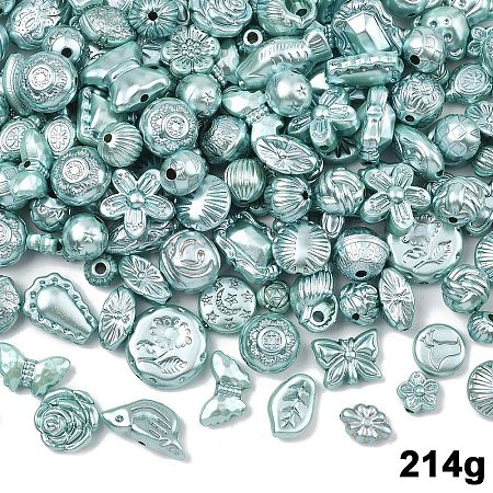 214G Pearlized Opaque Acrylic Beads OACR-YW0004-41B-1