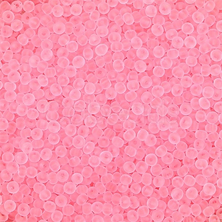Frosted Colours Glass Seed Beads PW-WG88870-24-1