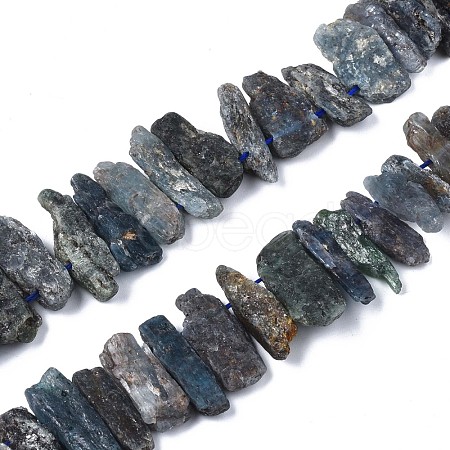 Natural Kyanite/Cyanite/Disthene Quartz Beads Strands G-R432-09-1