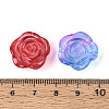 Baking Paint Transparent Glass Beads DGLA-T004-40A-M-3