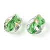 Handmade Gold & Silver Foil Glass Beads FOIL-N030-02F-3