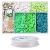 DIY Saint Patrick's Day Polymer Clay Beads Bracelet Making kit DIY-TZ0001-08-1