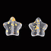 Spray Painted Glass Beads LS-GLAA-R211-04-F03-3