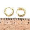 Brass Micro Pave Cubic Zirconia Huggie Hoop Earring EJEW-N011-03G-5